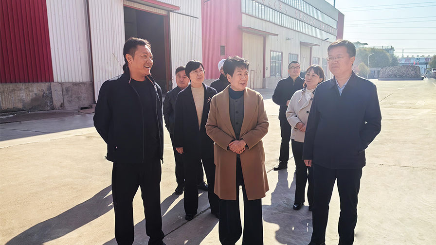 臨清市政協主席與開發區管委會領導視察山東豐信，助力企業發展